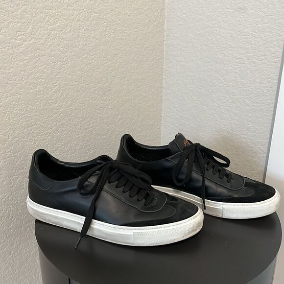 GOOD MAN BRAND Legend Court Sneaker Black Nappa Leather/Suede, Size 8.5 - Picture 6 of 10